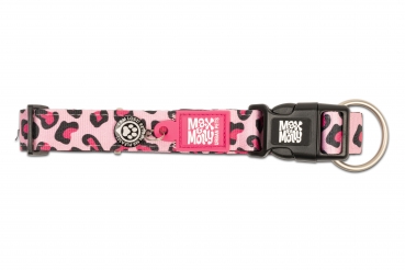 Max & Molly Smart ID Halsband - Leopard Pink